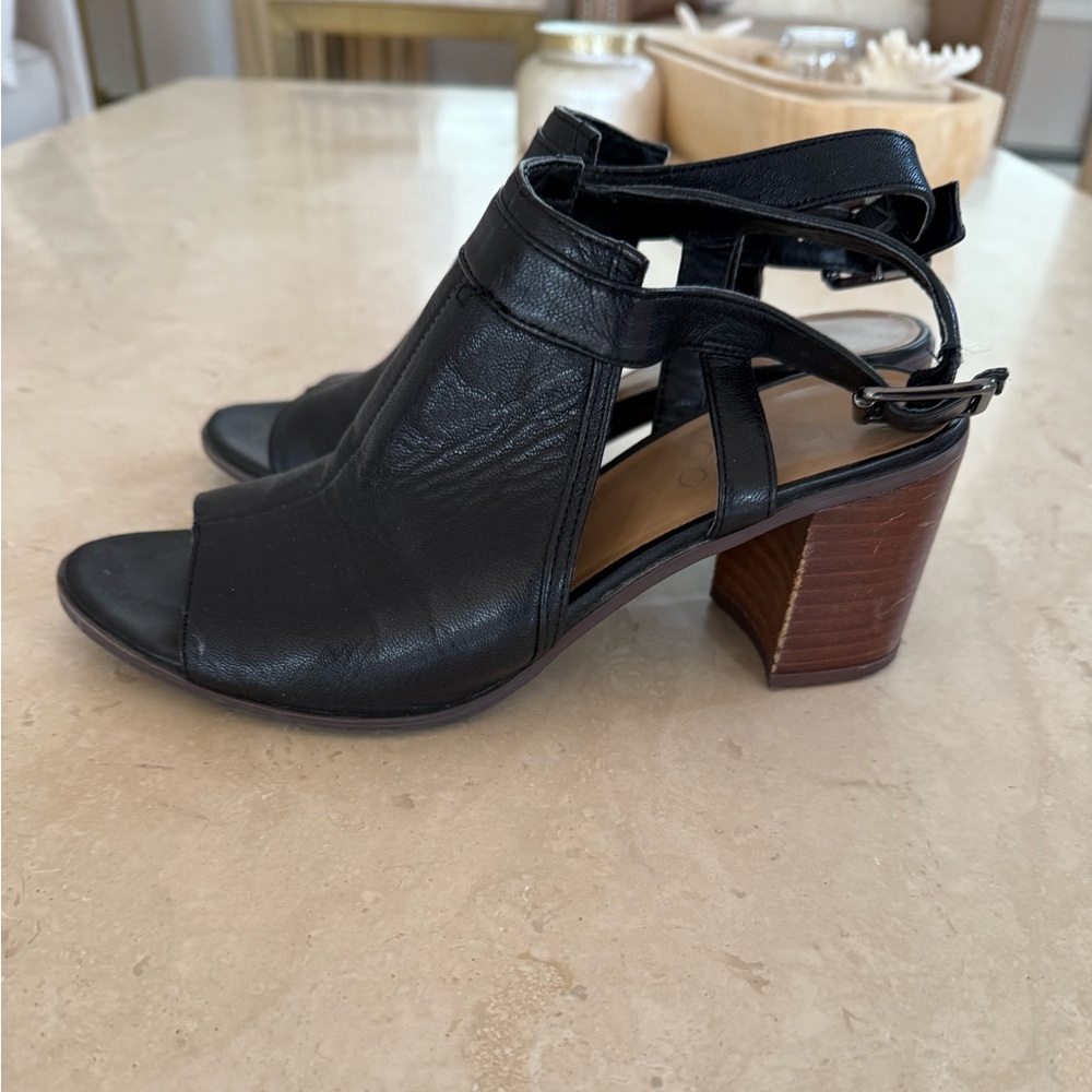 Franco Sarto block sandal heels
